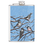 冬《鳥》アメリカゴガラ フラスク (正面)