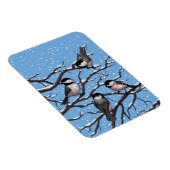 冬《鳥》アメリカゴガラ マグネット (右側)