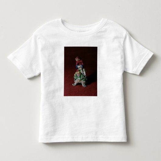 冬、c.1760-63の弓磁器の姿 トドラーTシャツ (正面)