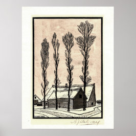 冬 – Julie de Graagポスター ポスター