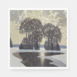 冬（Villhelms Purvitis著） スタンダードランチョンナプキン