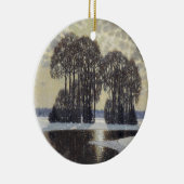 冬（Villhelms Purvitis著） セラミックオーナメント (右)