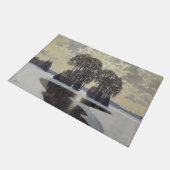 冬（Villhelms Purvitis著） ドアマット (アングル)