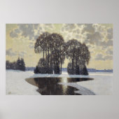 冬（Villhelms Purvitis著） ポスター (正面)