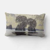 冬（Villhelms Purvitis著） ランバークッション (裏面)