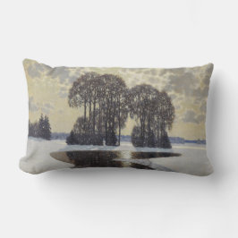 冬（Villhelms Purvitis著） ランバークッション