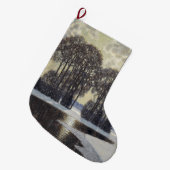 冬（Villhelms Purvitis著） ラージクリスマスストッキング (正面 (吊り時))