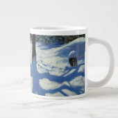 冬Bourg St Moritzのスライド ジャンボコーヒーマグカップ (右)