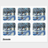 冬Bourg St Moritzのスライド スクエアシール (シート)