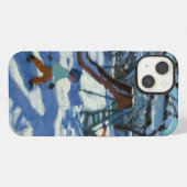 冬Bourg St Moritzのスライド iPhoneケース (裏面横)