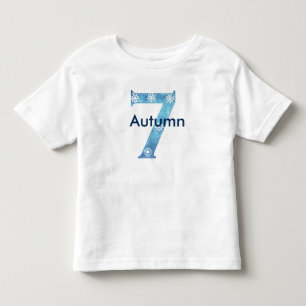冬isnpired第7誕生日 トドラーTシャツ