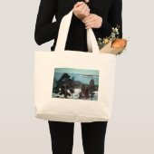 冬Night 1900年 ラージトートバッグ (正面(商品))