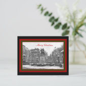 冬NYCユニオンスクエアB&Wメリークリスマス シーズンポストカード (スタンド正面)