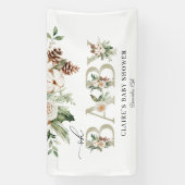 冬Oh赤ちゃんシャワーバナー 横断幕 (縦)