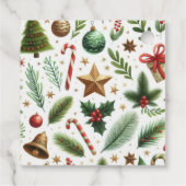 冬ONEderland動物クリスマス1日の誕生日 フェイバータグ (裏面)