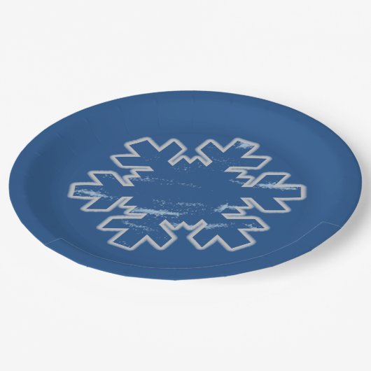 冬SnOwFlAkE ペーパープレート (アングル)