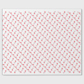 冬Westie ラッピングペーパー (フラット)