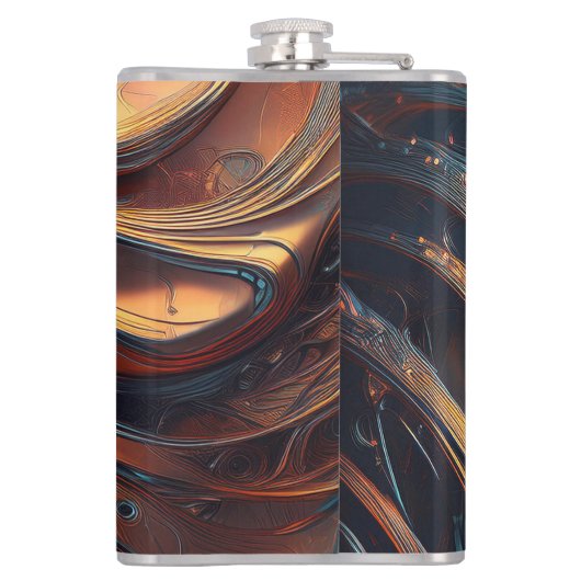 冶金パターン フラスク (裏面)