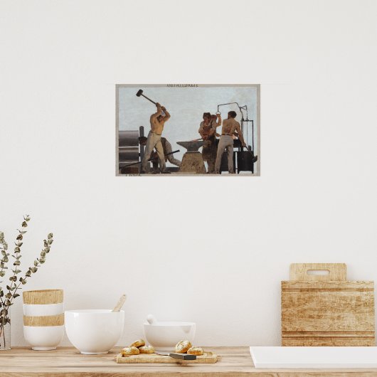 冶金 ポスター (キッチン)