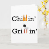 冷えおよびグリル カード (黄色い花)