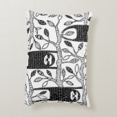 冷えたナマケモノ:かわいい動物のパターン。 アクセントクッション (裏面(縦))