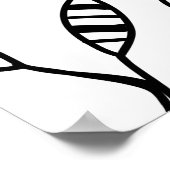 冷えたナマケモノ:かわいい動物のパターン。 ポスター (角)