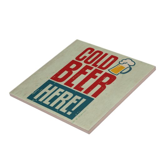 冷えたビール タイル (側面)