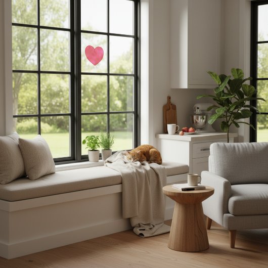 冷えポップ・アートのた雰囲気の中での愛 ウィンドウサイン