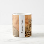 冷え切ったリスパーソナライズされた コーヒーマグカップ (中央)