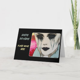 『冷え絵を描て』は サンキューカード