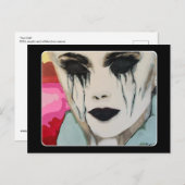 『冷え絵を描て』は ポストカード (正面/裏面)