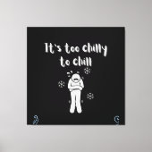 冷え過ぎる キャンバスプリント (正面)