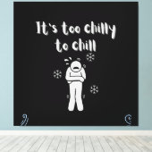 冷え過ぎる キャンバスプリント (インサイチュ (ウッドフロア))