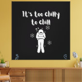 冷え過ぎる キャンバスプリント (インサイチュ (リビング))