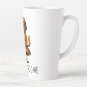 冷え過気にぎ- Lo-Fi Cat on Mathes カフェラテマグ (右)