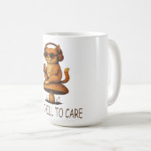 冷え過気にぎ- Lo-Fi Cat on Mathes コーヒーマグカップ (正面右)