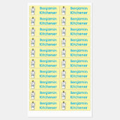 冷おもしろい蔵のパーソナライズされた漫画 ラベル (シート)