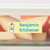 冷おもしろい蔵のパーソナライズされた漫画 ラベル (貼付)