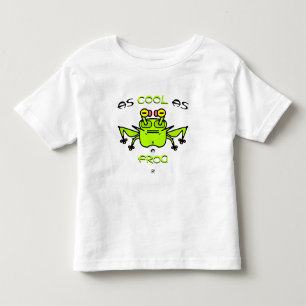 冷おもしろい解モットー(カエル) v1 トドラーTシャツ
