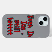 冷たいけど熱い Case-Mate iPhoneケース (裏面 (横))