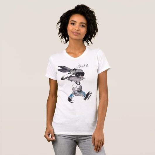 冷たいものを感じる Tシャツ (正面フル)
