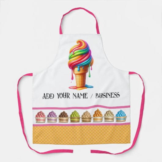 冷たいアイスクリーム エプロン (正面)