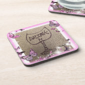 冷たいコースターを飲む コースター (左側)