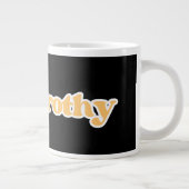 冷たいコーヒー好きの文化を続ける ジャンボコーヒーマグカップ (右)