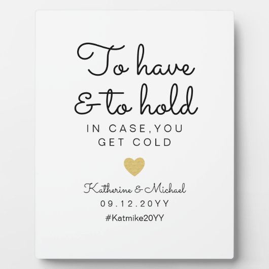 冷たいシックなサインが出たら持って持って行く フォトプラーク (正面)