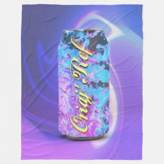 冷たいドリンク フリースブランケット (正面)