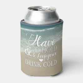 冷たいビーチ結婚式を飲み保続けなければならない 缶クーラー