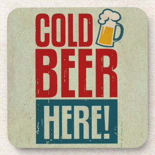 冷たいビール コースター