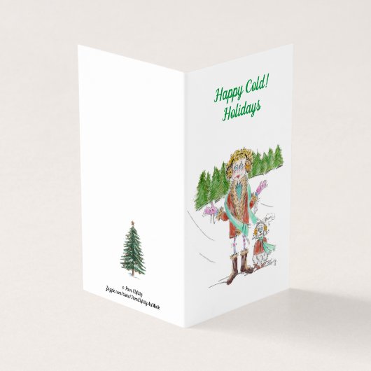 冷たいミネソタのクリスマス、赤ん坊と泡に (外部)