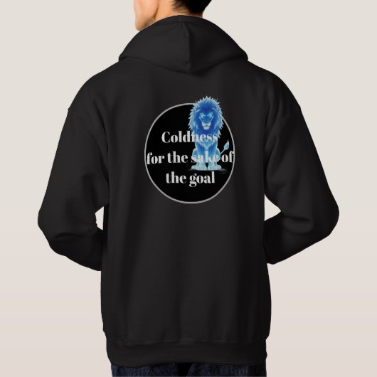 冷たいライオン パーカ (裏面)